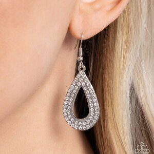 I am the Party - White Earrings